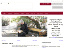 Tablet Screenshot of benedictinesisters.org